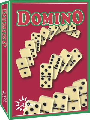 Produktbild von Dominospiel AB 72090, Elfenbein, Kunststoff, 2-4 Spieler, 30 Min.