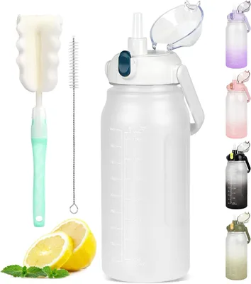 Produktbild von Wasserflasche 2L, 100% auslaufsicher, BPA-frei, für Sport und Outdoor, kratzfest, für den täglichen Gebrauch