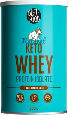Obrázok produktu pre WHEY PROTEIN IZOLÁT S MCT KETO 500 g - DIÉTNA STRAVA