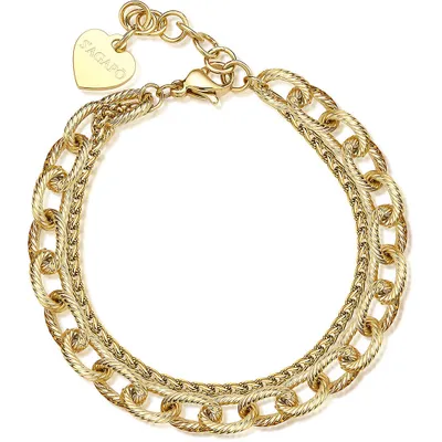Productafbeelding van Armbanden. Kettingarmband Sagapò Gold. Collectie Chunky - dames