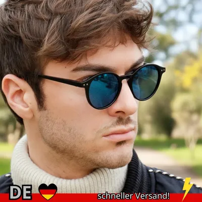 Produktbild von ZENOTTIC (größe S) Retro Rundpolarisierte Sonnenbrille 2026 2025 Herren