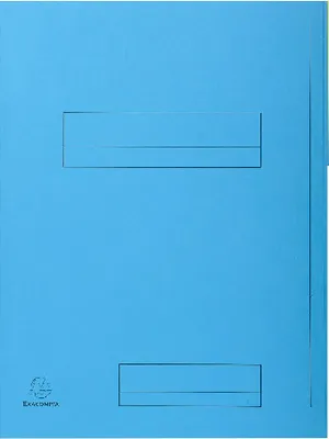 Image de Exacompta 5x 50 chemises imprimées 2 rabats 210 24x32cm assort. 335000E
