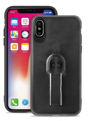 Produktbild von PURO IPCXMAGSTRAPBLK, Cover, Apple, IPhone X, 14,9 cm (5.85"), Schwarz