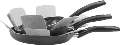 Produktbild von STONELINE 15710, Schwarz, Aluminium, Keramik, Schwarz, Glas, 450 °C
