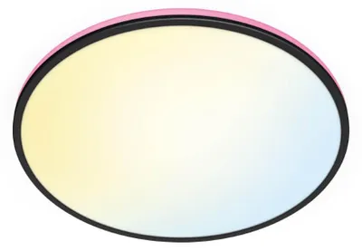 Obrázok produktu pre WiZ 8719514554290A, Wi-Fi/Bluetooth, Čierna, Wi-Fi 4 (802.11n), 802.11b, 802.11g, LED, Kov, Plast, Žiarovky bez možnosti výmeny