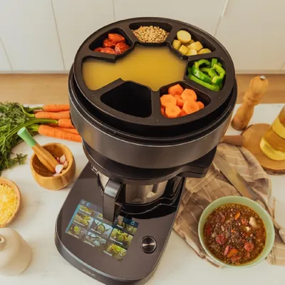 Produktbild von Cecotec Mambo CooKing Total Gourmet, 4,5 l, 180 °C, 17,8 cm (7"), Edelstahl, Berührung, Edelstahl