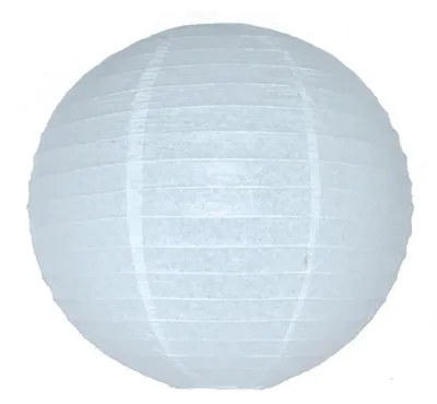Obrázek produktu pro 10 papírových luceren – dekorace na oslavy – bílé – 40 cm