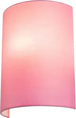 Image de SLV Abat-jour mural FENDA Demi-abat-jour Abat-jour en tissu rose