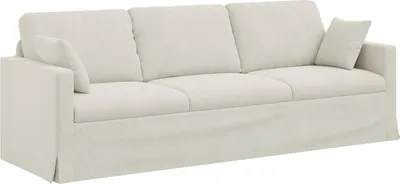 Produktbild von vidaXL Sofa Creme 228 x 78 x 80 cm Samt