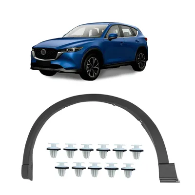 Produktbild von HERSTMOTO Kotflügelverbreiterung Radlaufleiste Links OEM KB7W51W30E, passend für Mazda CX-5 II KF 2017-2025, vorne, ABS-Kunststoff