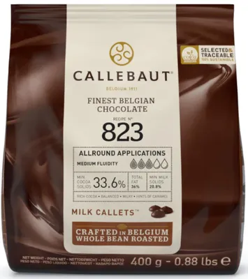 Obrázek produktu pro Čokoláda 823 mléčná 33,6% 0,4kg