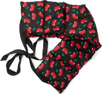 Produktbild von Kirschkernkissen 7-Kammer mit Band, 65x15 cherry-black - Wärmekissen Rücken, Körnerkissen
