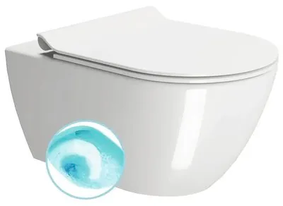 Immagine prodotto di Sapho GSI Norm - Toilette sospesa, sciacquone a gorgogliamento, Extraglaze, bianco 881511