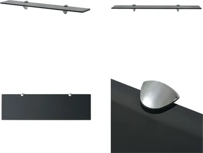 Obrázek produktu pro vidaXL Plovoucí police skleněná 70x20 cm 8 mm - Plovoucí police - Nástěnná police - Nástěnné police