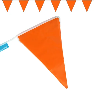 Produktbild von Goodymax® Wimpelkette 10 m Orange
