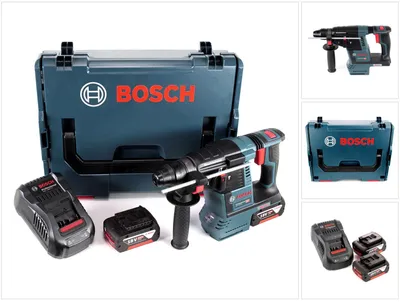Immagine prodotto di Bosch GBH 18V-26 trapano a percussione a batteria 18V 2,6J brushless SDS-Plus + 2x batteria ricaricabile 5,0Ah + caricabatterie + L-Boxx