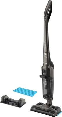 Obrázek produktu pro SENCOR SVC 8936TI Bezšňůrový tyčový vysavač s mopem, nabíjení 4–5 hodin, doba provozu až 60 minut, systém cyklónové filtrace HEPA, LED indikátor nabití baterie, 2 rychlosti provozu
