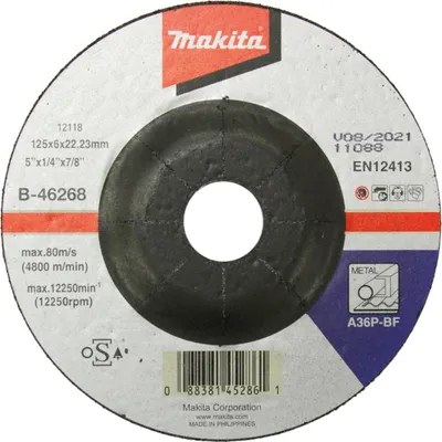Produktbild von Makita Schruppscheibe Stahl, Ø 125 mm, 6,0 mm, A36P-BF, Stahl