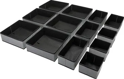 Produktbild von Lichtgrauer Stoffen Organizer für Unterwäsche und Kleidung