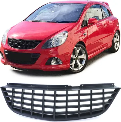 Produktbild von Kühlergrill Sportgrill Grill Schwarz für Opel Corsa D Vorfacelift 06-10
