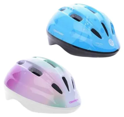 Immagine prodotto di Tempish - Casco da bicicletta "Raybow" per bambini, taglia 47 cm - 49 cm (blu/rosa)