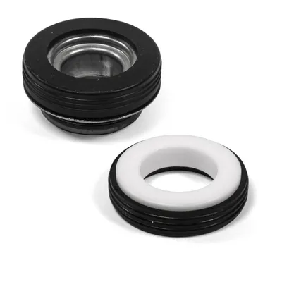 Two mechanical seal components are shown against a white background.