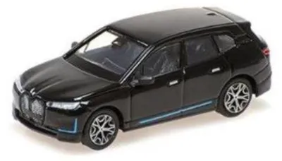 Image de Minichamps BMW IX M60 - 2022 - Noir métallisé, référence 870024604