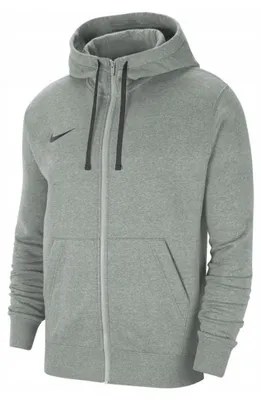 Produktbild von Nike - "Park 20" Hoodie mit durchgehendem Reißverschluss für Herren PP1943 (L) (Grau/Silber)