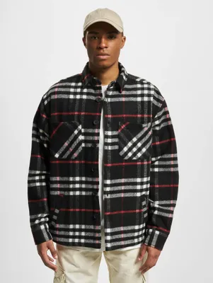 Image de DEF Woven Shaket noir/rouge - L