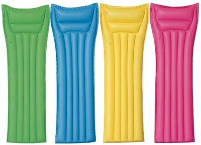 Immagine prodotto di Materasso gonfiabile Bestway "Matte Finish", 183x69 cm - 4 colori assortiti (rosa, verde, giallo, blu); 44007