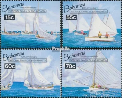 Produktbild von Briefmarken Bahamas 1994 Mi 834-837 (kompl.Ausg.) postfrisch Familien Inselregatta