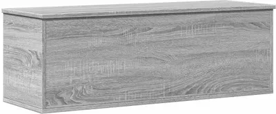 Produktbild von vidaXL Truhe Grau Sonoma 102x35x35 cm Holzwerkstoff
