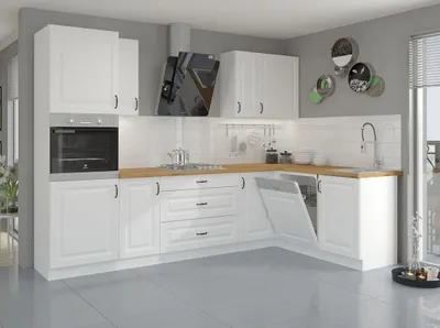 Obrázek produktu pro Rohová kuchyně 218/110 cm FRYZIA 1 - bílá