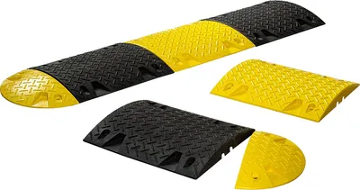 Produktbild von Bodenschwelle, eckig, Endstück, schwarz, 60 mm
