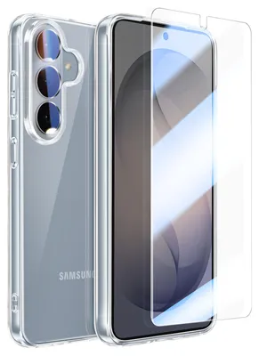 Produktbild von Avizar, Komplettschutz Galaxy S26 mit Silikonhülle Display Kameraglas, Transparent