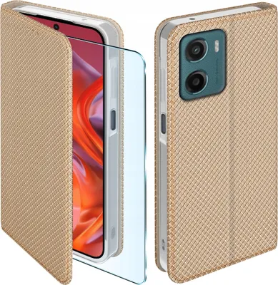 Immagine prodotto di Etui z klapką do Motorola Moto G05 | E15 Zamykane Futerał + Szkło