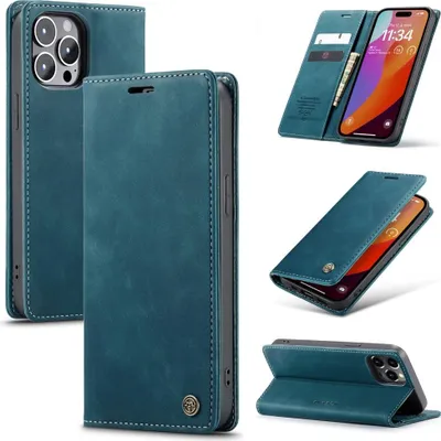 Produktbild von iPhone 16 Pro Hülle - CaseMe 013 Klapphülle - Blau