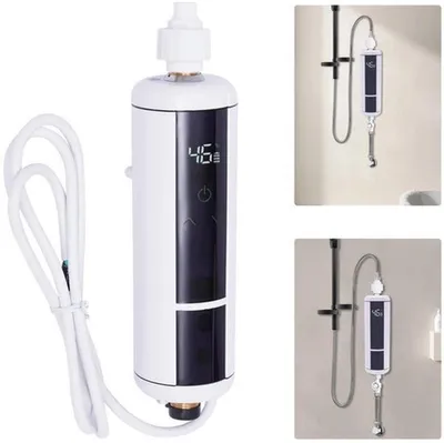 Immagine prodotto di Scaldabagno elettrico istantaneo - 3500 W - Design compatto, ideale per il bagno