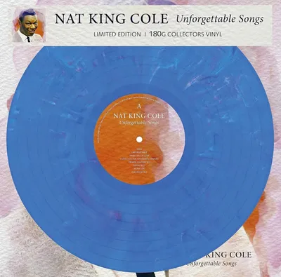 Produktbild von Nat King Cole - Unforgettable Songs (Blue Marbled Coloured) (LP)