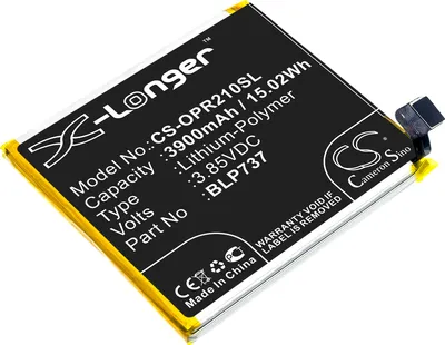 Produktbild von TECHTEK Akku Kompatibel mit [Oppo] CPH1945, CPH1951, PCKM80, Reno2 Z Ersetzt BLP737