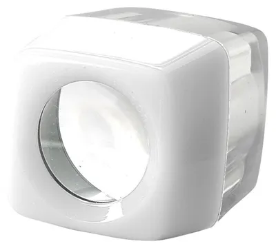 Produktbild von Lupe Mikro Weiß mit 24 mm Linsenöffnung, 3 cm Gesichtsfeld und standfester Konstruktion