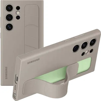 Produktbild von Samsung Standing Grip Case Taupe, Cover, Samsung, Galaxy S24 Ultra, 17,3 cm (6.8"), Graubraun
