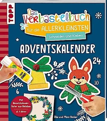 Image de Le livre d'activités pour créer des calendriers de l'Avent pour les tout-petits. Découpage et collage. Couronne de porte