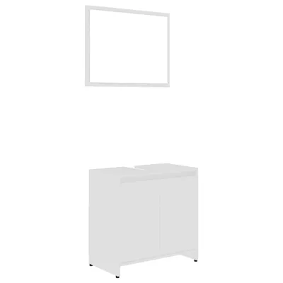 Immagine prodotto di vidaXL Set di mobili da bagno in legno bianco