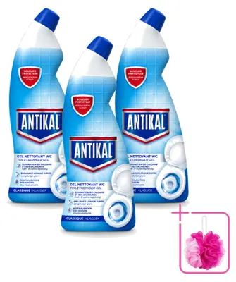 Produktbild von 3 x Antikal Toiletreiniger - 750 ml - Sparpackung - 3 Stücke