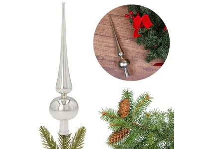 Obrázek produktu pro Zlatá špice, vrchol vánočního stromku, vánoční dekorace 30 cm