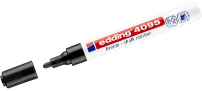 Produktbild von Edding 4095, 10 Stück(e), Schwarz, 3 Jahr(e), Block, Schwarz, Weiß, Kunststoff