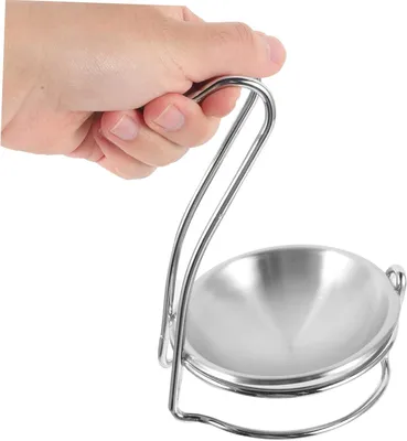 Produktbild von Löffelhalter aus Edelstahl für die Küchenarbeitsplatte, Schöpfkellenhalter, Löffelablage, Besteckständer und Kellenaufbewahrung