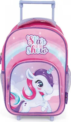 Produktbild von Zaska Einhornrucksack 24x36x12 Cm Rosa Rosa One Size