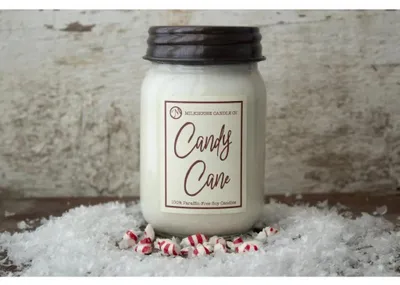 Productafbeelding van MILKHOUSE KAARS Candy Cane, geurkaars in glazen pot (368 g)